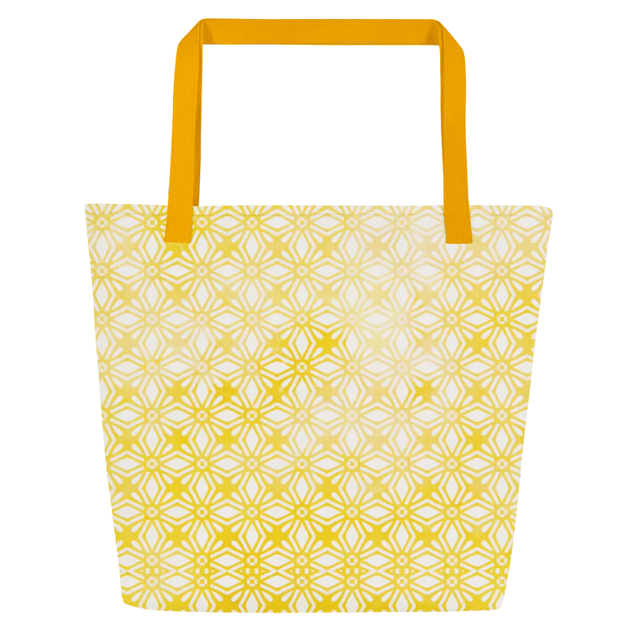 Shabby Flower Yellow - All-Over Print Tote Bag product image (2)