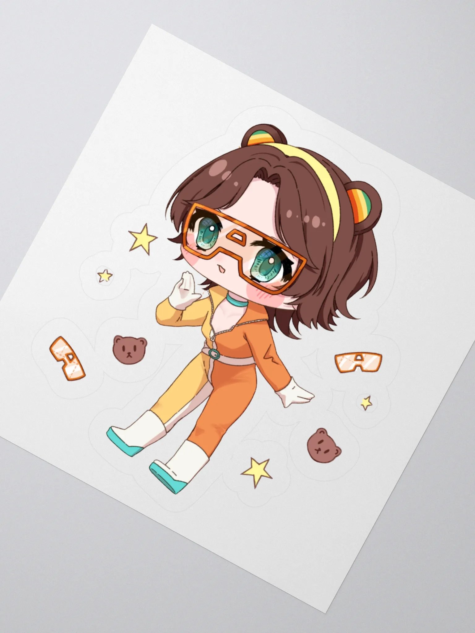 Chibi Bear Cutie Sticker product image (5)