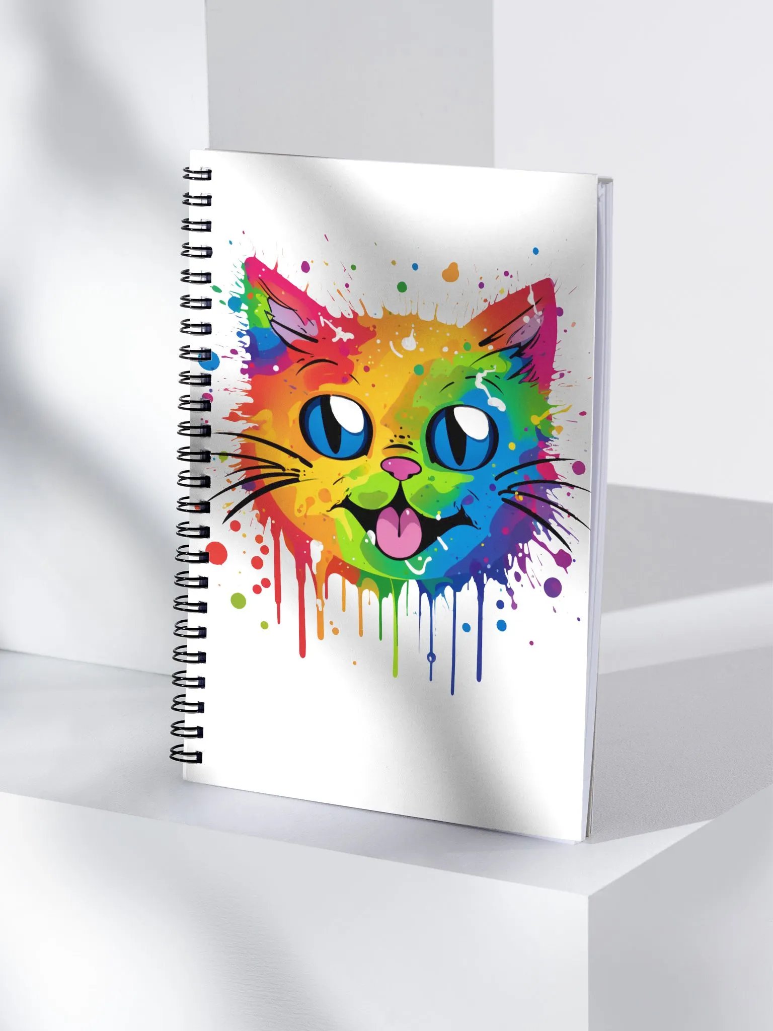 Splat Cat Rainbow Design Notebook product image (4)