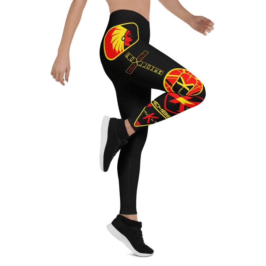 Dawkins Yellow Red Leggings product image (12)