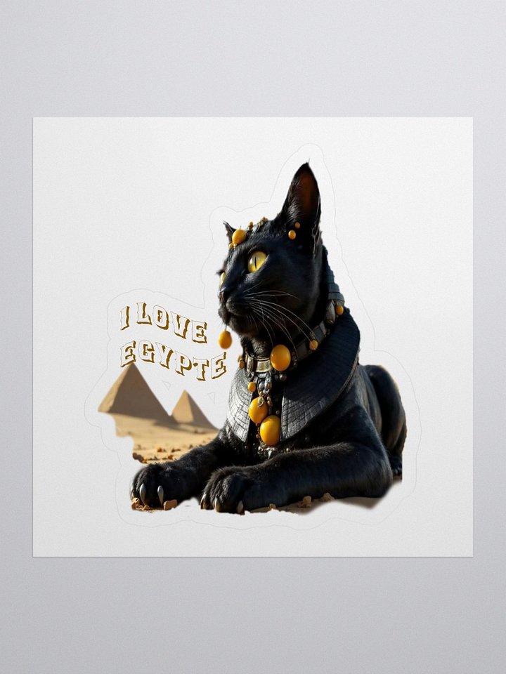 Egyptian Cat Kiss Cut Stickers product image (1)