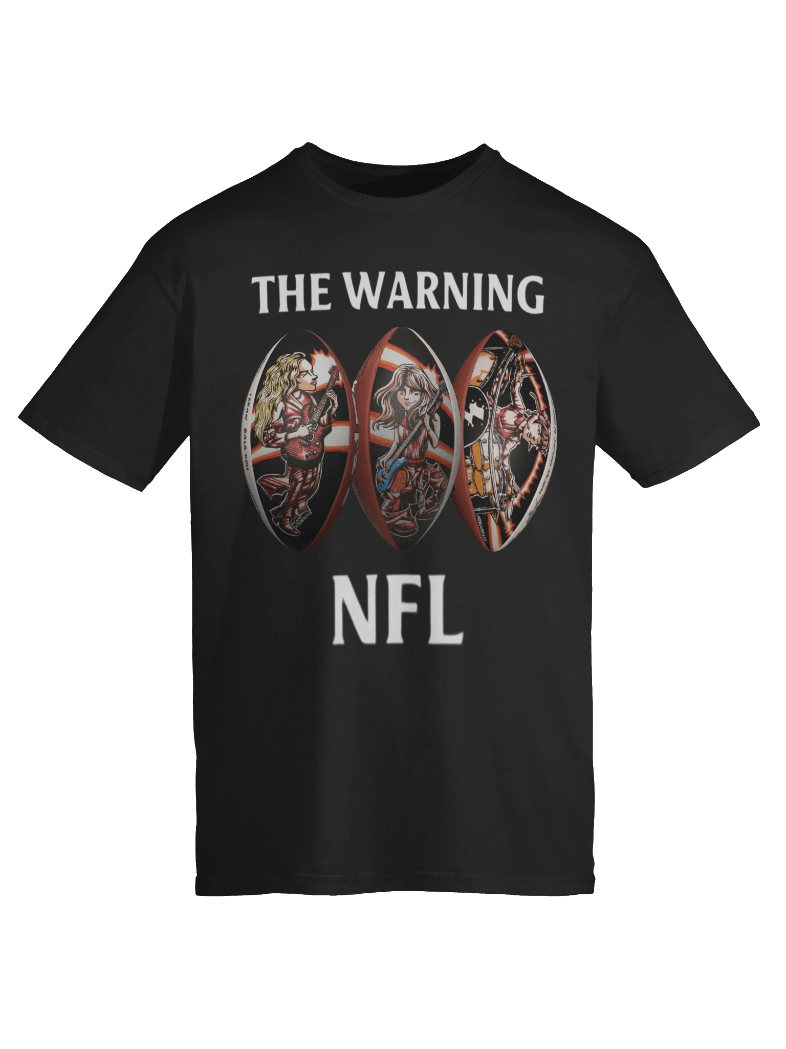 Musical Footballs NFL T-Shirt product image (9)