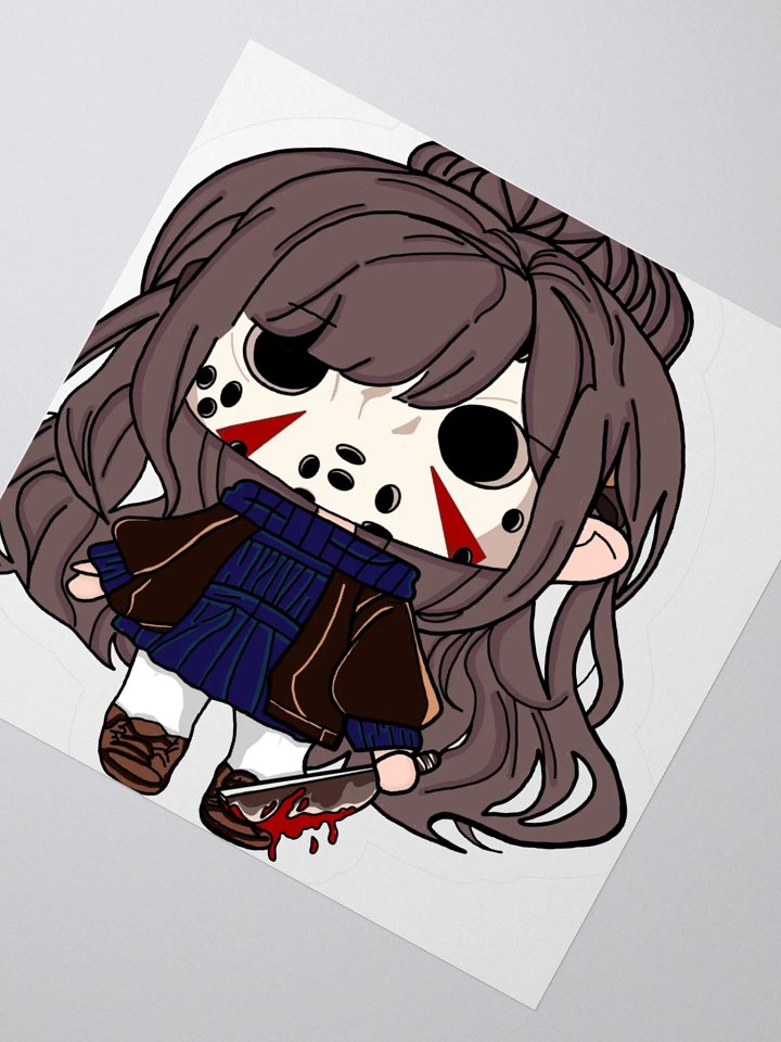 Chibi Jason Kiss Cut Stickers product image (6)