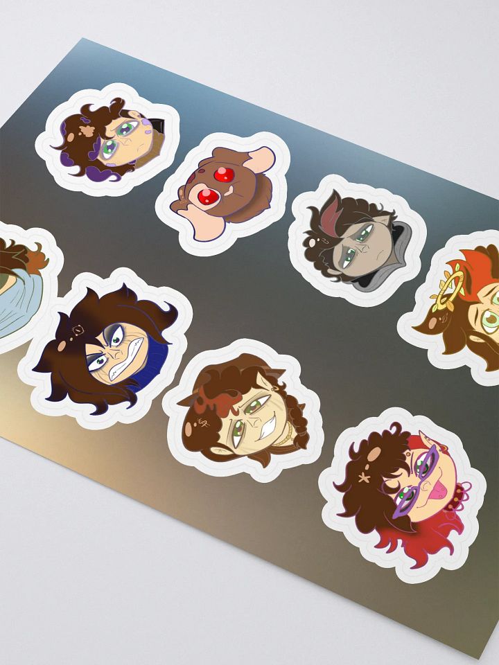 THE FIVE STAGES OF GRIEF BUT YOU'RE STILL ALIVE: Sticker Pack product image (2)