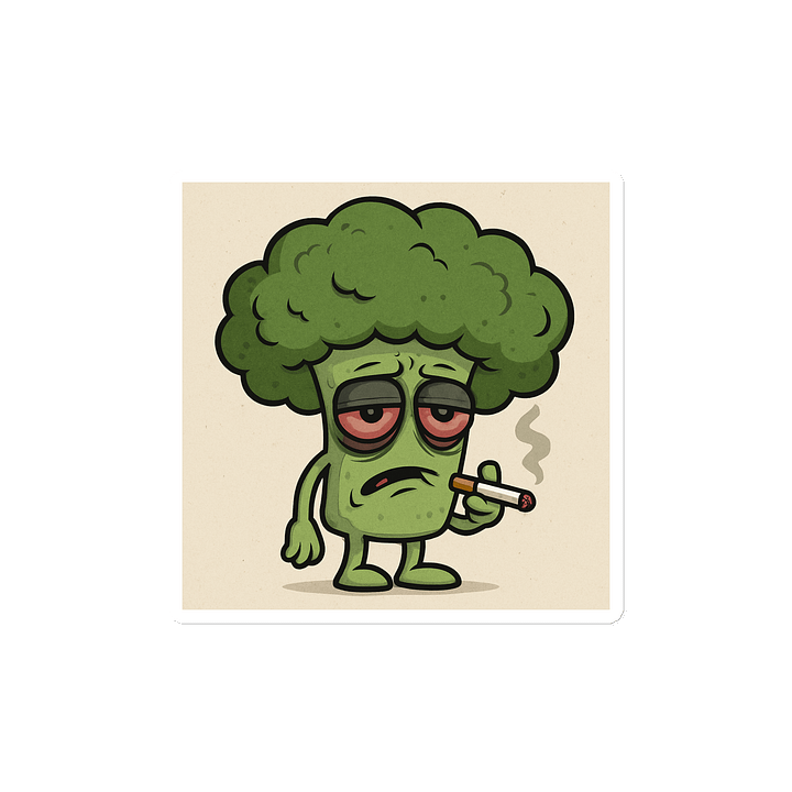 Strung Out Broccoli Refrigerator Magnet product image (2)