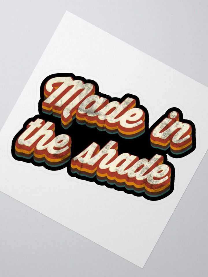 Made In The Shade product image (2)