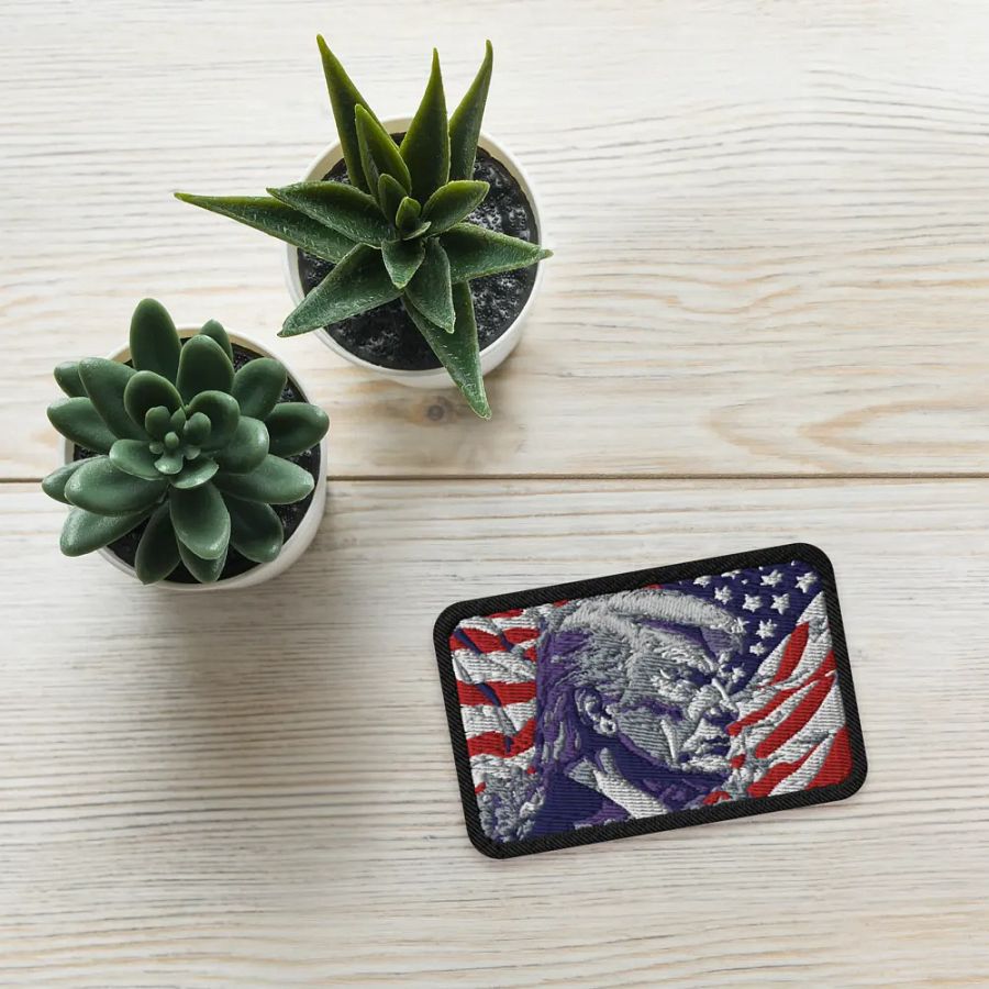 Patriotic Leader Embroidered Patch product image (4)