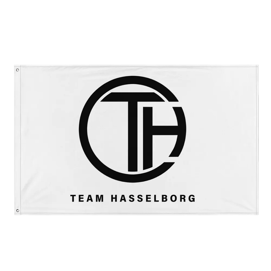 Hasselborg Logo Supporter Flag product image (1)
