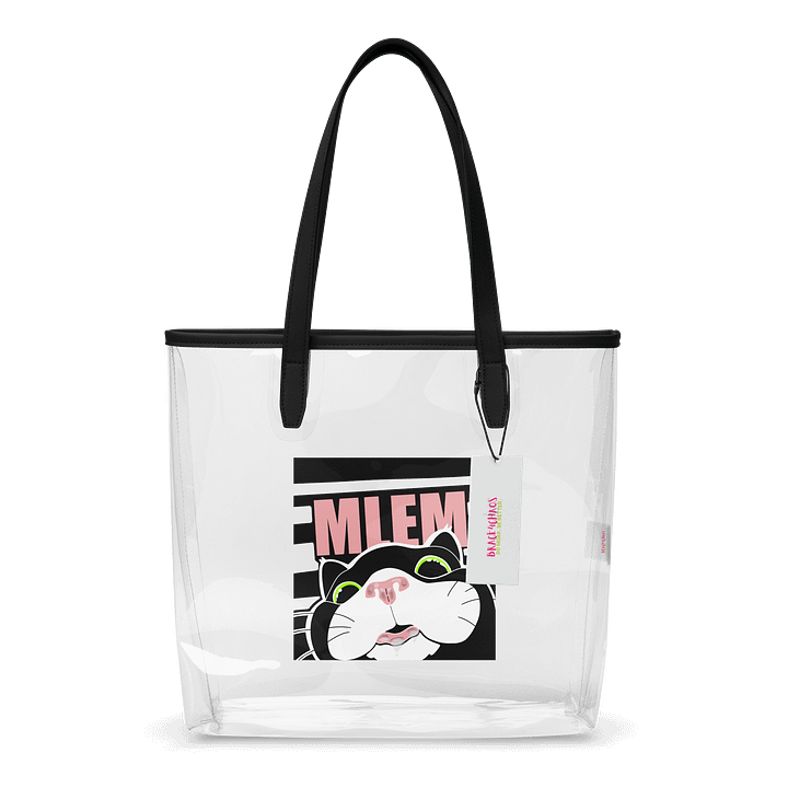 NEW! Mlem Tuxedo See Through Beach Bag! product image (1)