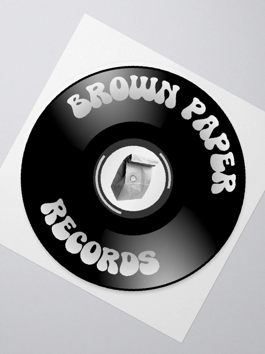 BROWN PAPER RECORDS STICKER product image (4)