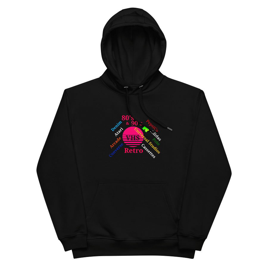 Retro Nostalgia VHS Circle Premium Hoodie product image (2)