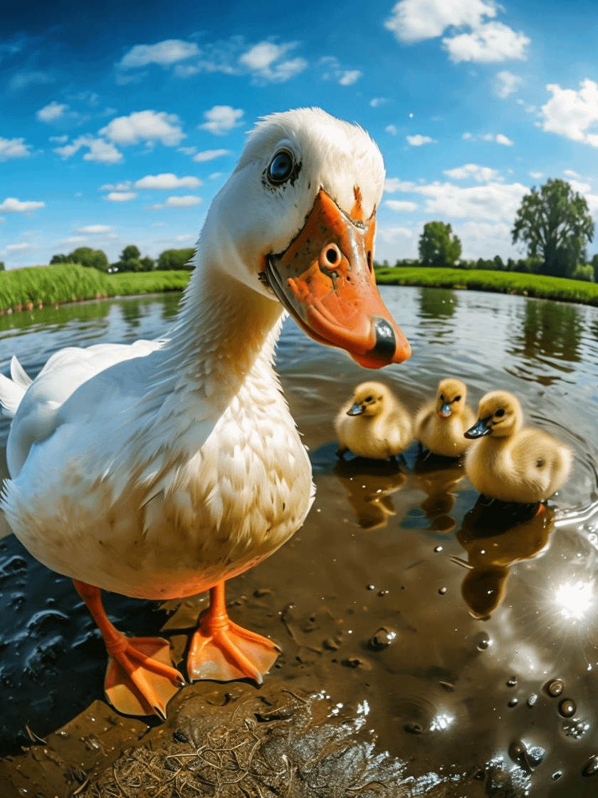 Ducklings in Paradise Framed Poster product image (1)