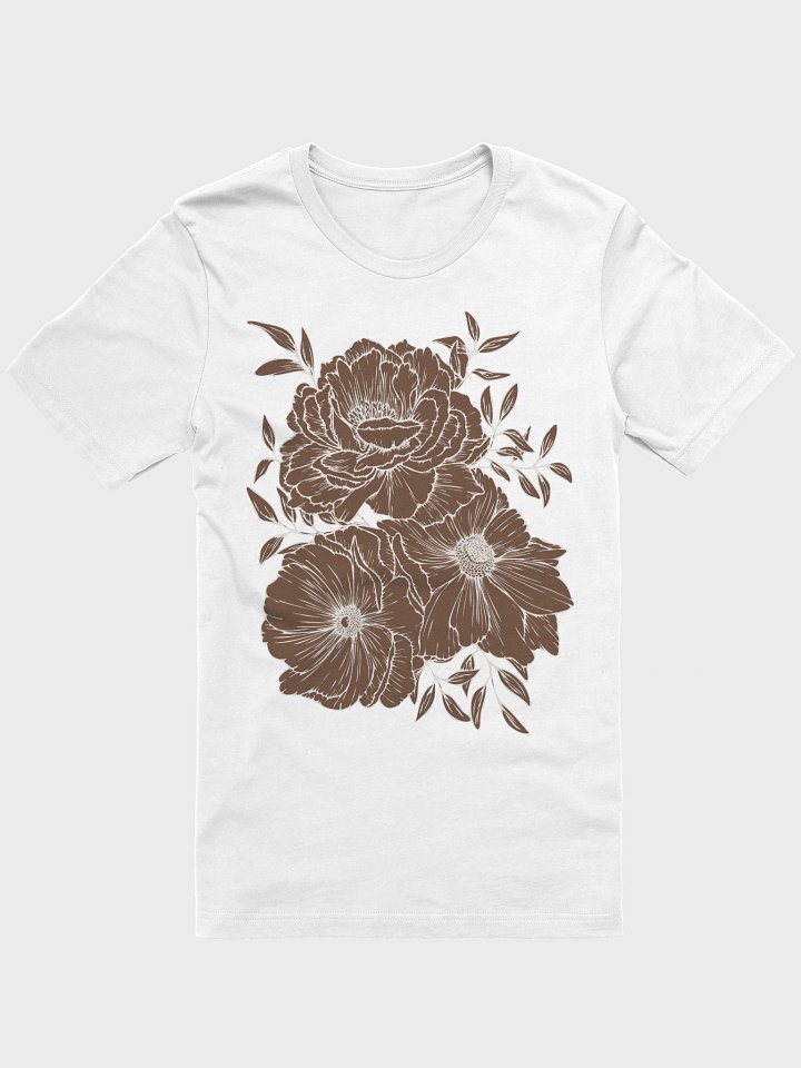Botanical Beauty Brown Floral T-Shirt product image (2)