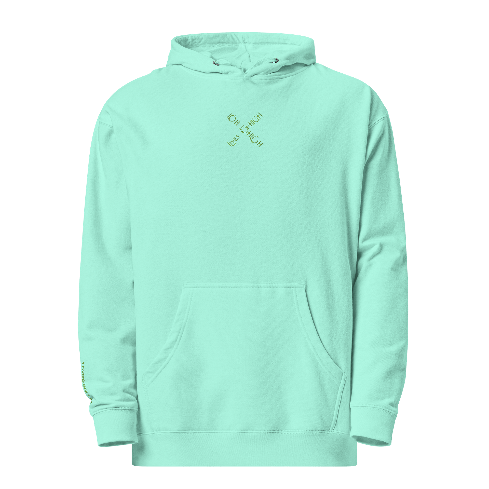 The Lives On HIGH | YTG STEALTH | UNISEX Hoodie | Mint green product image (3)