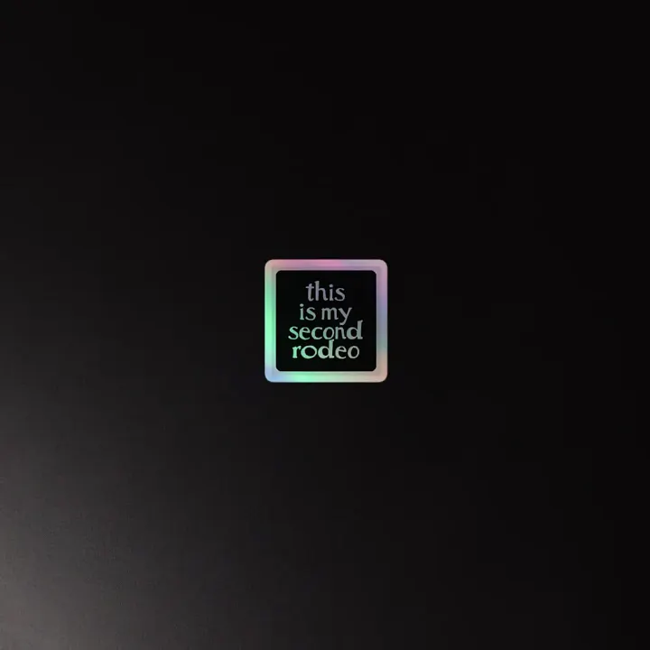 Second Rodeo Holographic Sticker Set product image (4)