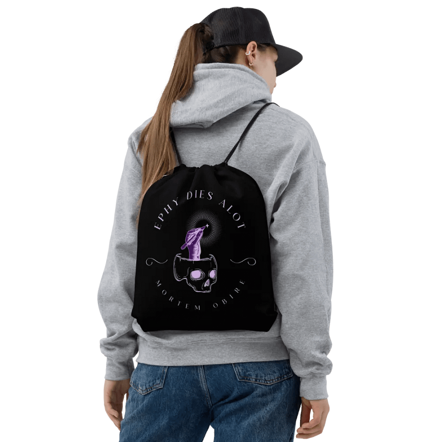The Heritage Collection Lilac Drawstring Bag product image (2)