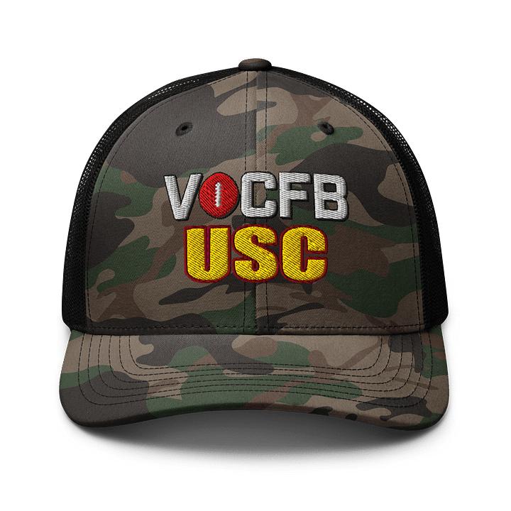 USC VOCFB Camo Trucker Hat product image (1)