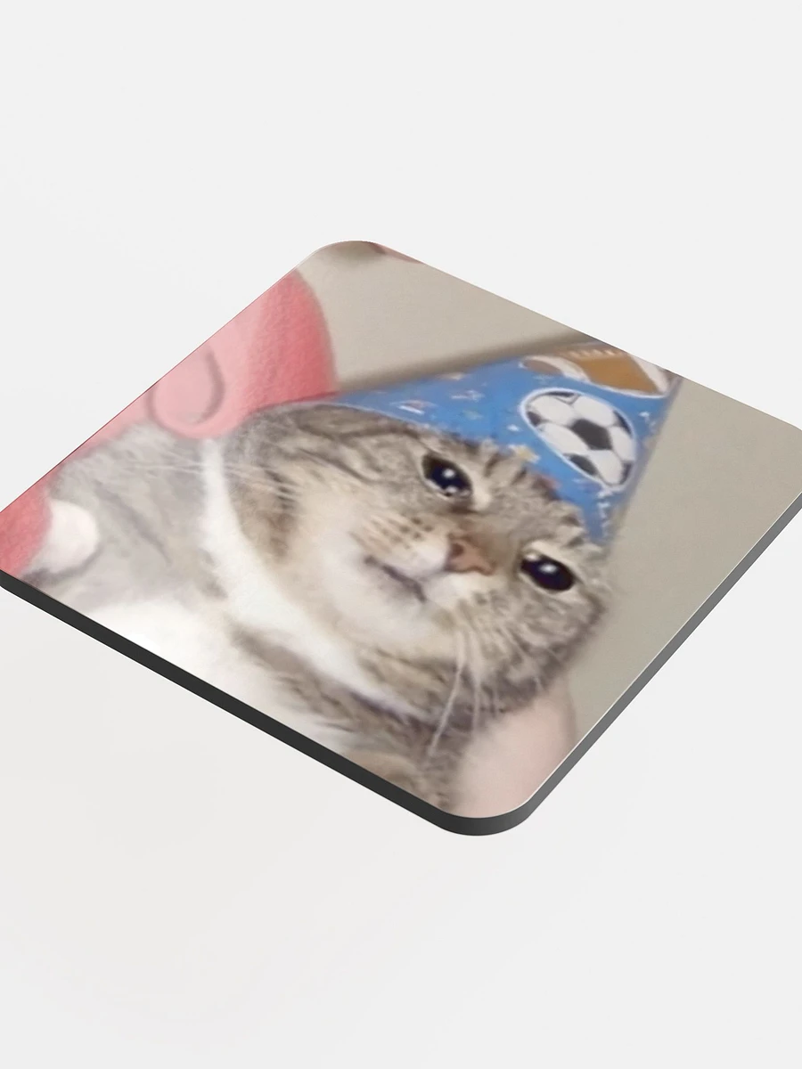 Glossed Cork Coaster: Meme Cats product image (4)