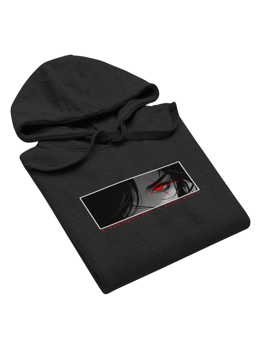 "Crimson Visions" Front Unisex Printed Hoodie product image (5)