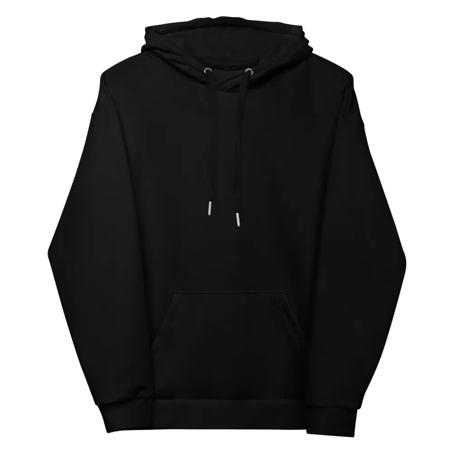 Black Recycled Unisex Hoodie product image (1)
