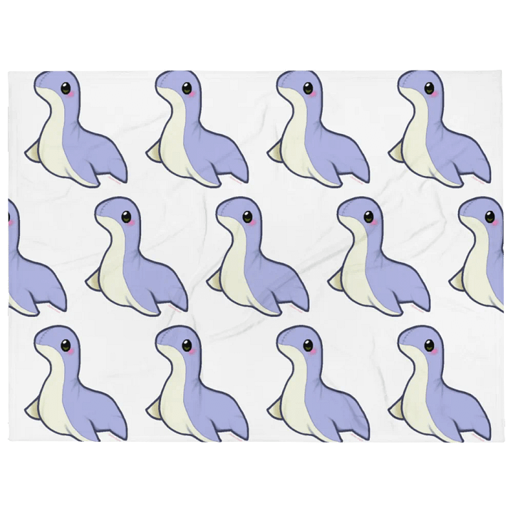 Blue Nessie Blanket product image (1)