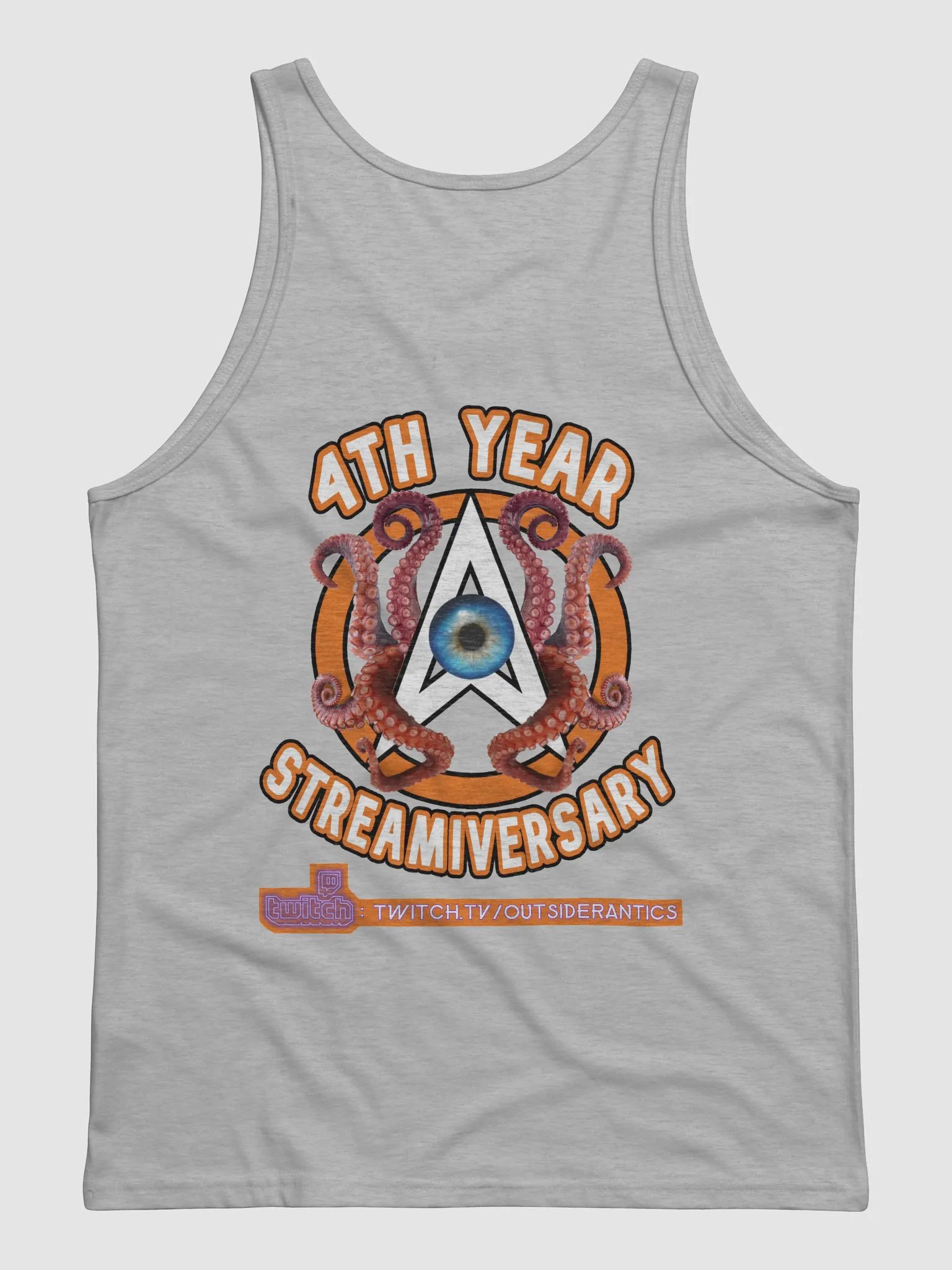 (Limited Edition) 4th Streamiversary 'OA-Cthulhu' Logo Tank Top product image (2)