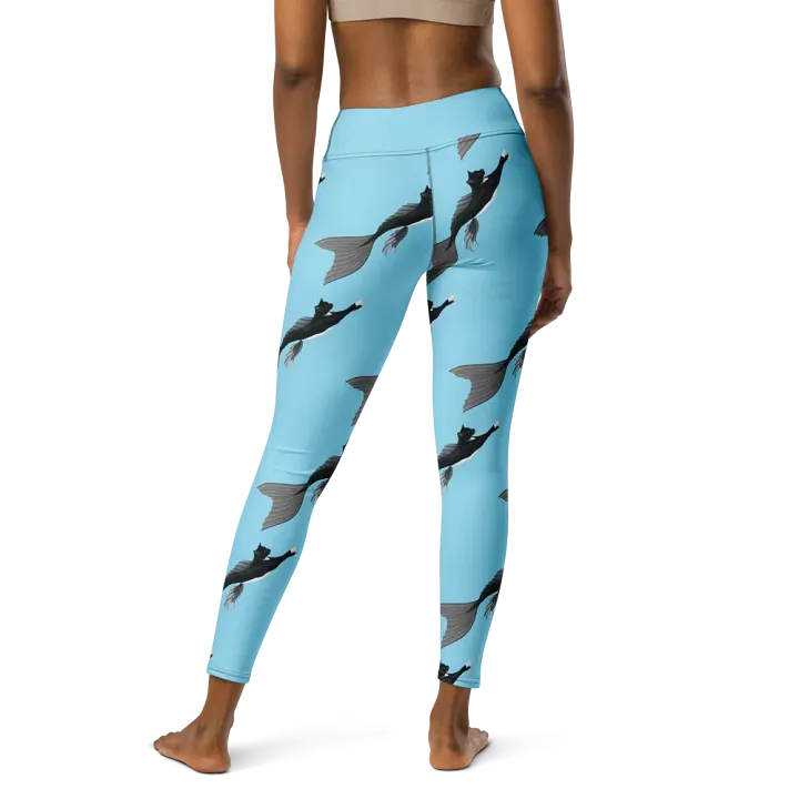 Mermeow Swimming Yoga Pants product image (2)