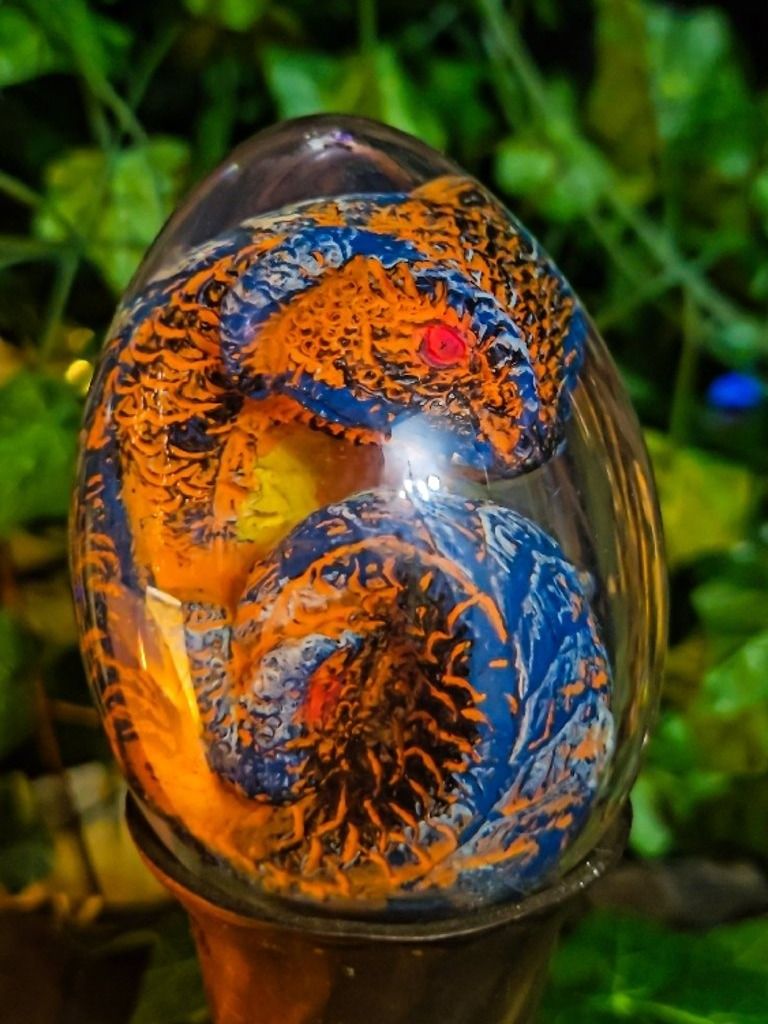 The Armored Kingdom Stormglow Orange Dragon Egg product image (4)