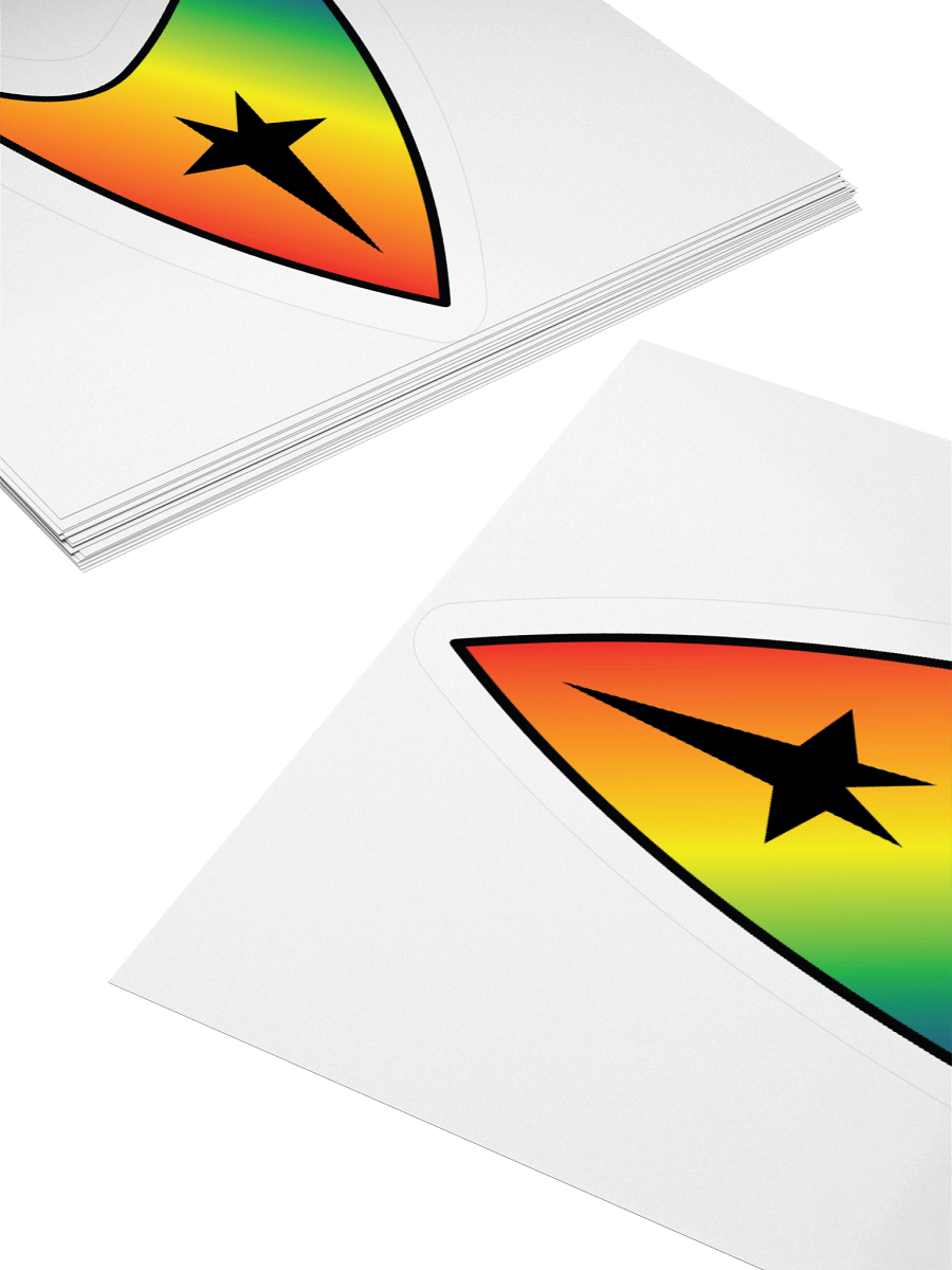 Rainbow Pride Gradient Starfleet Sticker product image (10)