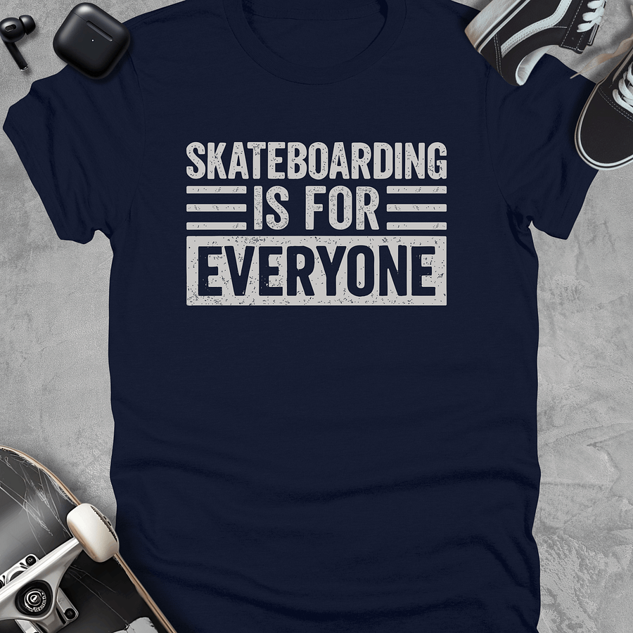 Skateboarding is for everyone, Skate t-shirt, Unisex product image (3)