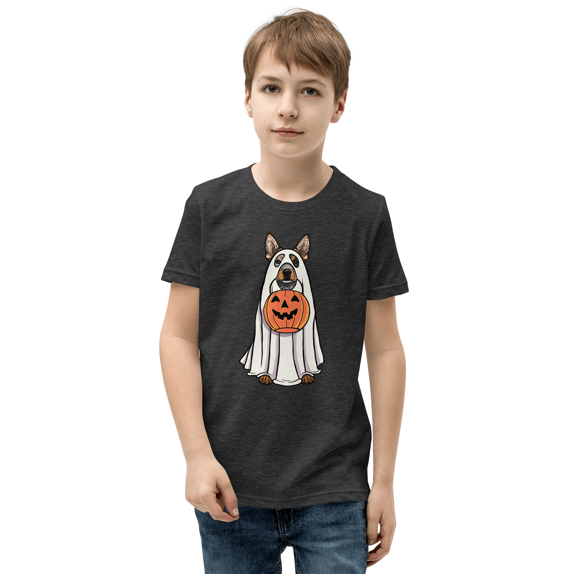 Halloween Australian Cattle Dog(Blue Heeler 3) Youth T-Shirt product image (1)