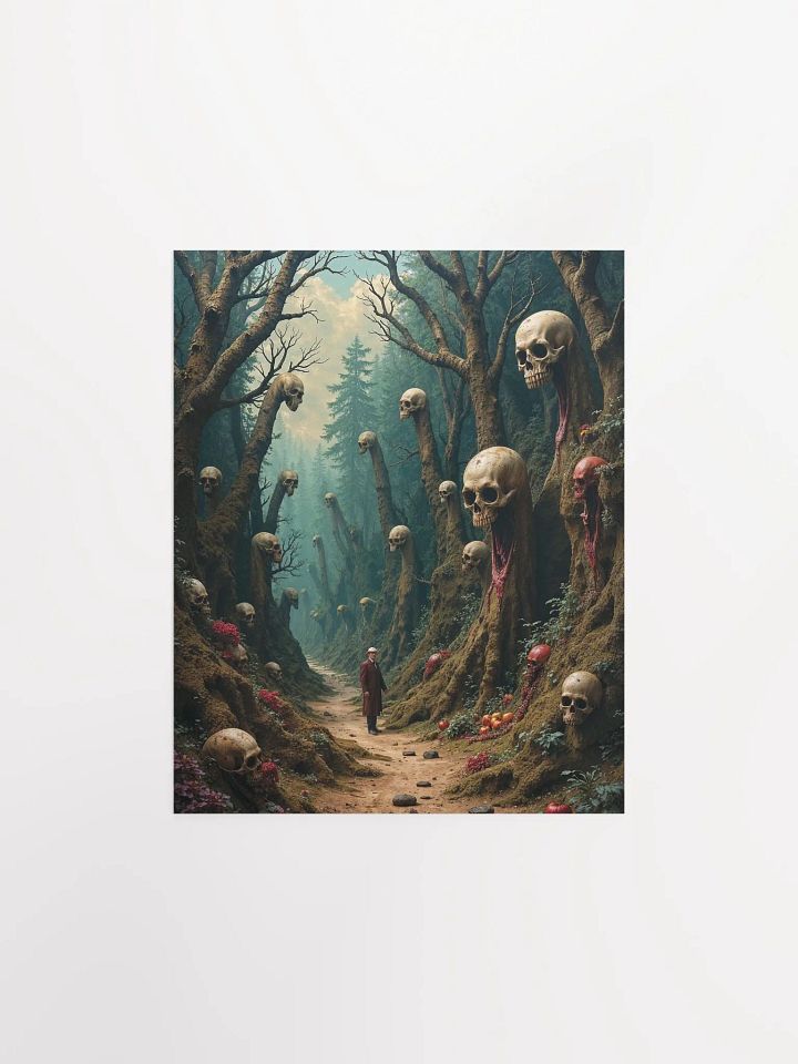 Surreal Skull Forest Poster product image (2)