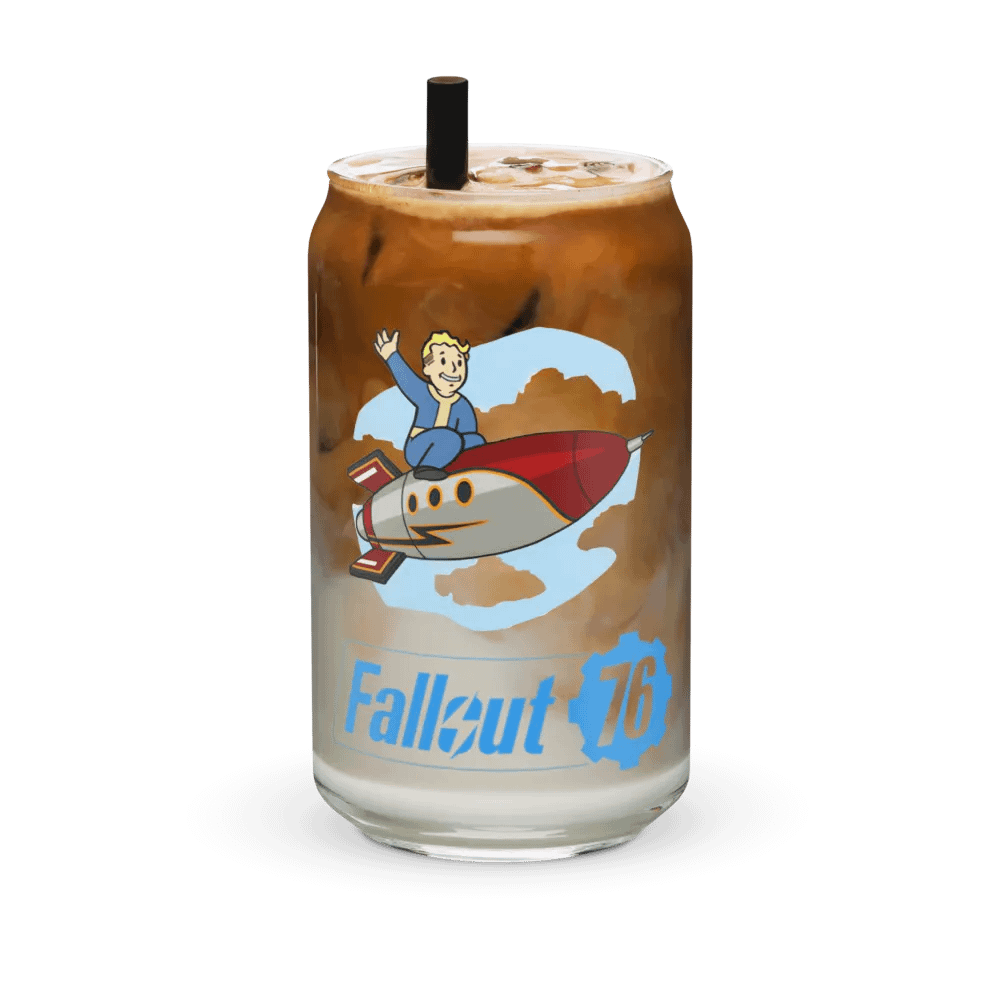 Fallout 76 Rocket Can Shaped Glass Cup product image (36)
