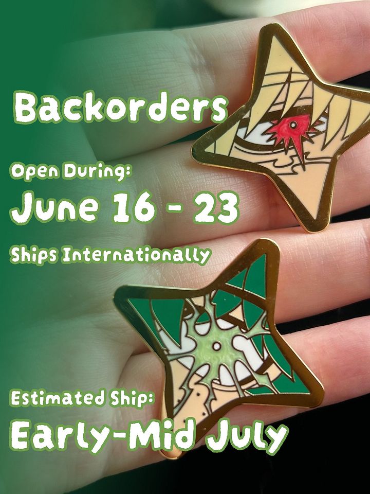 Twin Stars Pin Set - Backorder product image (2)