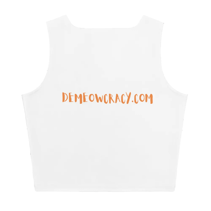 King Karen Crowned White Stretchy Crop Top product image (6)