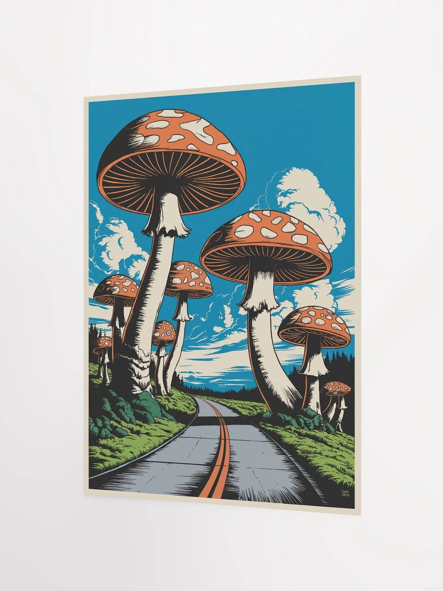 Magic Mushroom Road Poster product image (2)