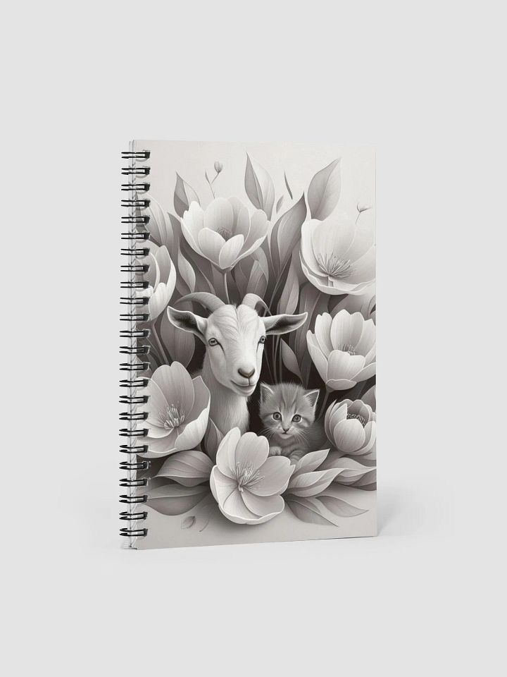 Whimsical Garden Spiral Notebook product image (1)