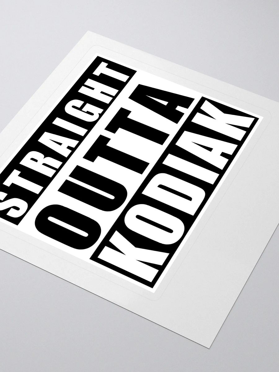 Straight Outta Kodiak Sticker product image (3)