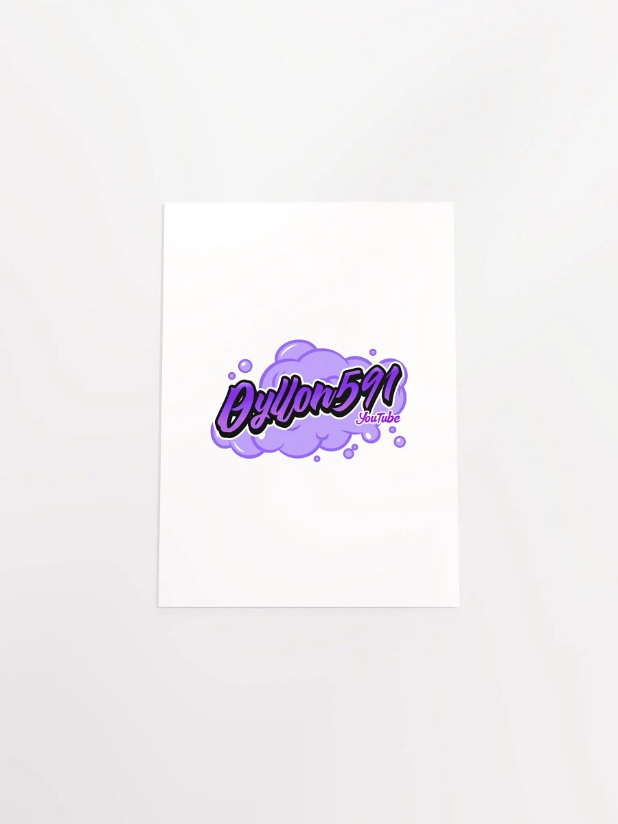 Dyllon591 YouTube Wall Logo Poster product image (4)