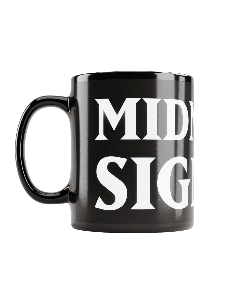 MIDNIGHT SIGNALS Black Glossy Mug product image (12)