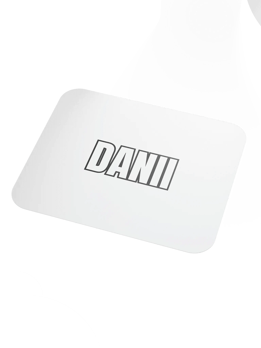 DANII WHITE BLACK MOUSE PAD product image (3)
