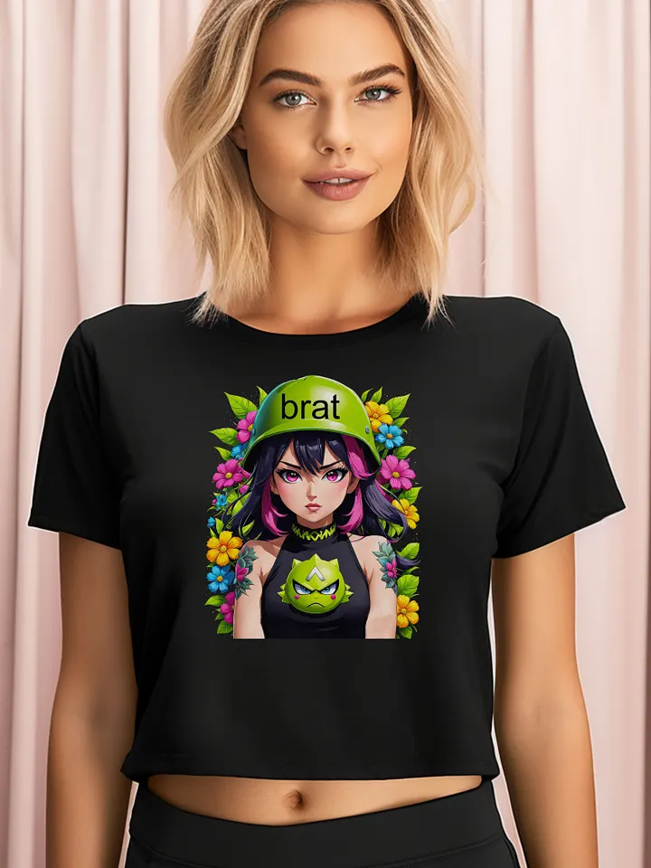 Brat Army Girl - AS Colour Women's Premium Crop Top product image (1)