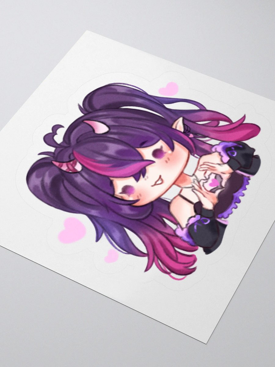 Mischievous Heart Kiss Cut Sticker product image (3)