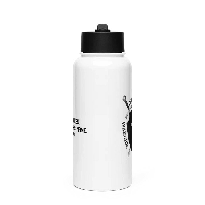 CWT Water Bottle – Faith. Readiness. Protection in His Name. product image (1)