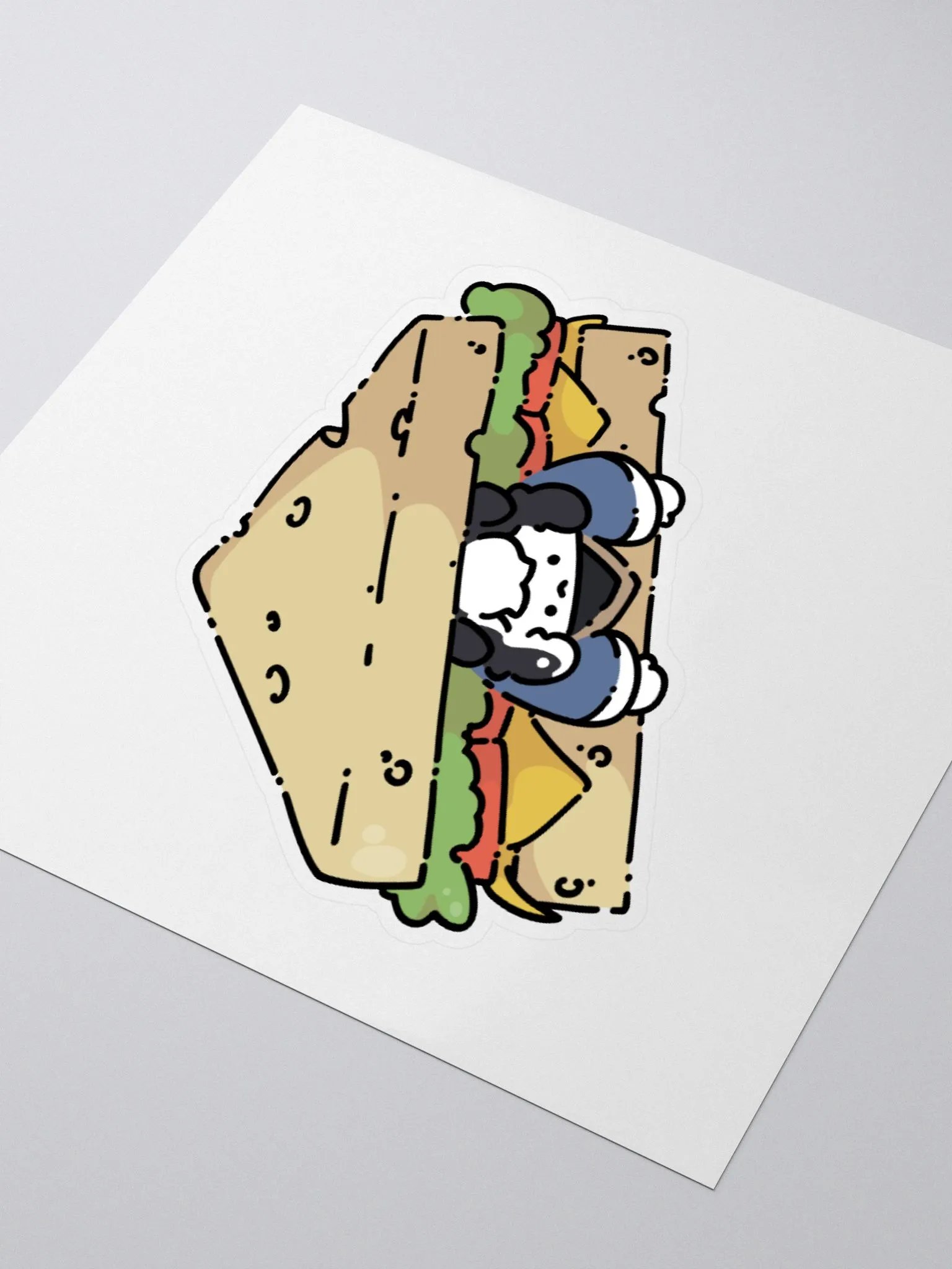 Chibi Axolootl Sandwich - Stickers product image (3)