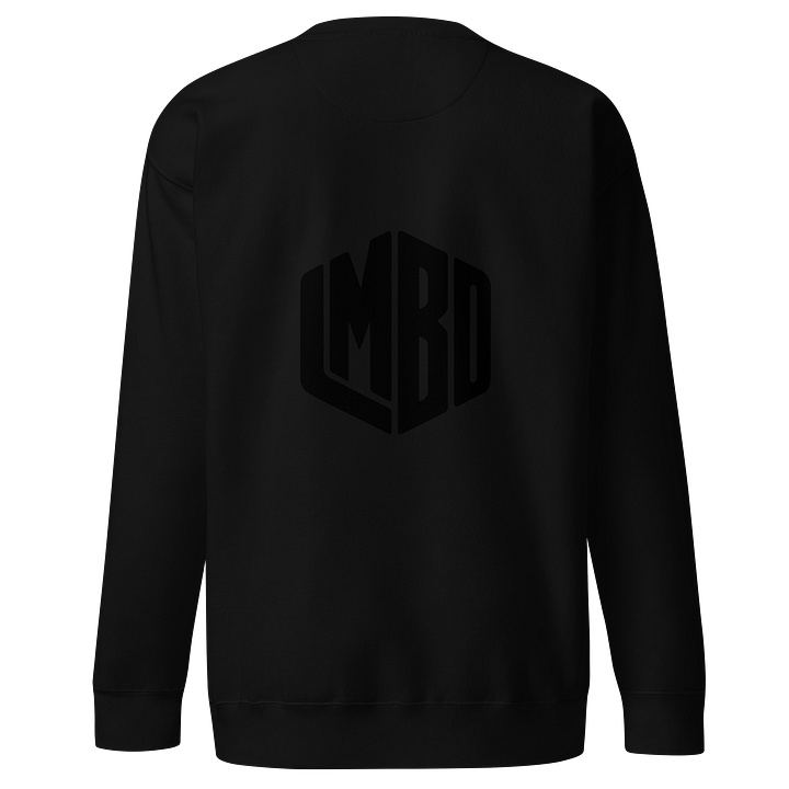 Lymbo Embroidered Sweatshirt (All Black) product image (2)