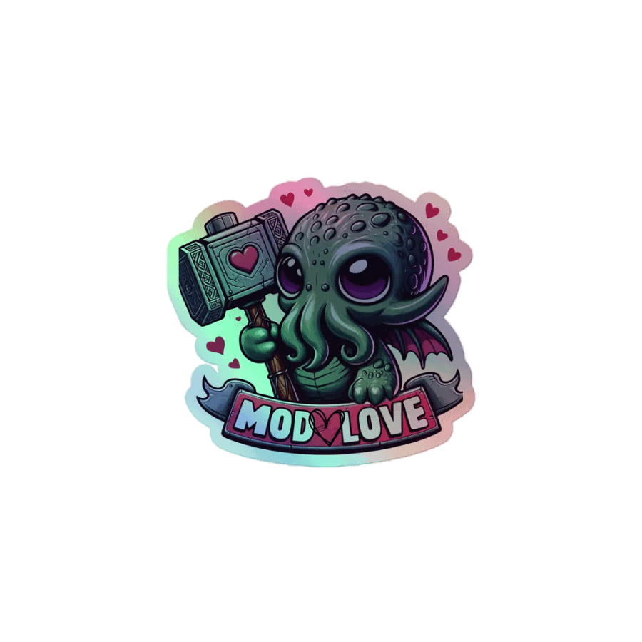 Mod Love Holographic Sticker! product image (1)