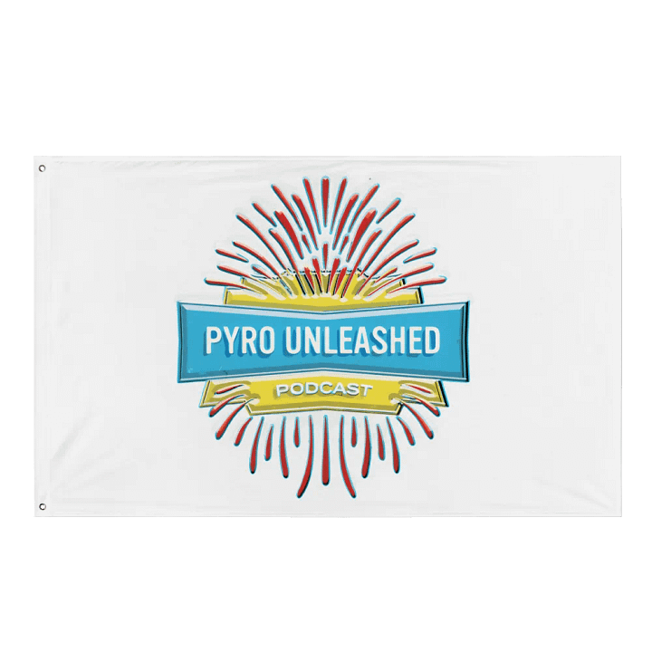 Pyro Unleashed Podcast Flag product image (1)
