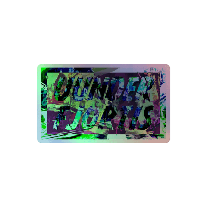Uunder Fjortis "broken twilight" rainbow sticker product image (2)