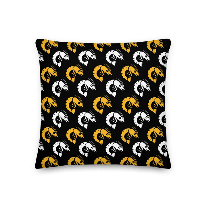 Premium GSG.live Shrimp & Pattern Studio Pillow product image (2)
